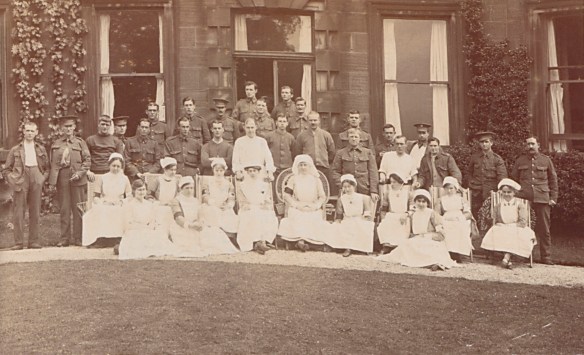 VAD nurses and patients, July 17th 1915