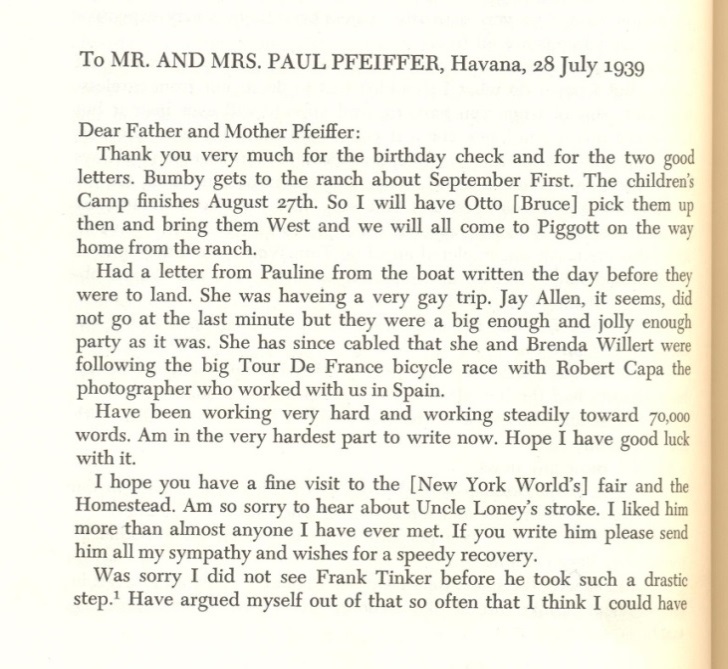 Excerpt from 'A Selection of his Letters'