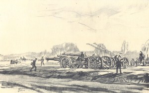 'The Western Front', A Gun Hospital.