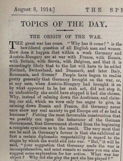 Spectator, August 8th