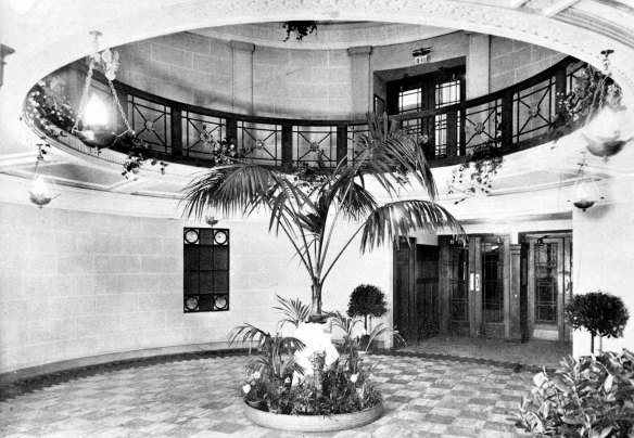 Majestic Cinema foyer, 1923