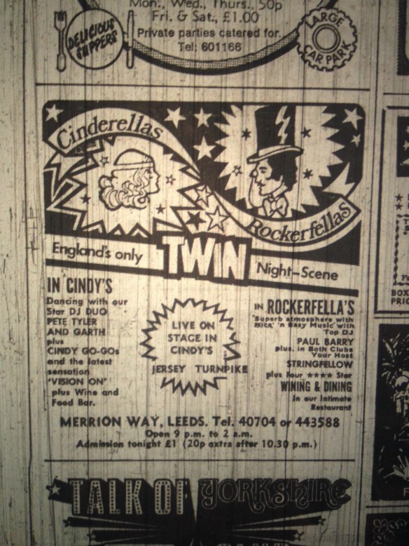 Advert for Cinderellas