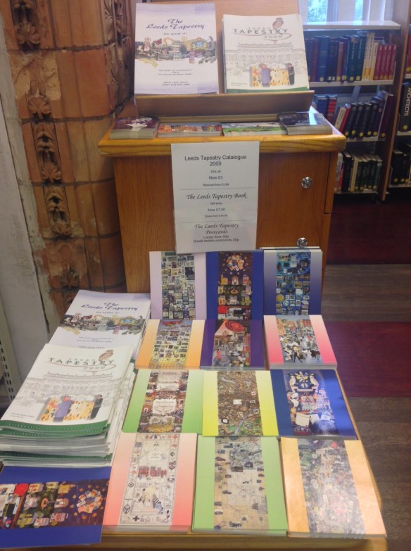 The Leeds Tapestry books available to purchase in the Art Library