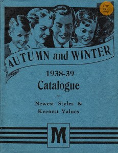 Autumn-Winter Catalogue, 1938-39