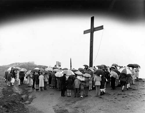 Easter service on Otley Chevin