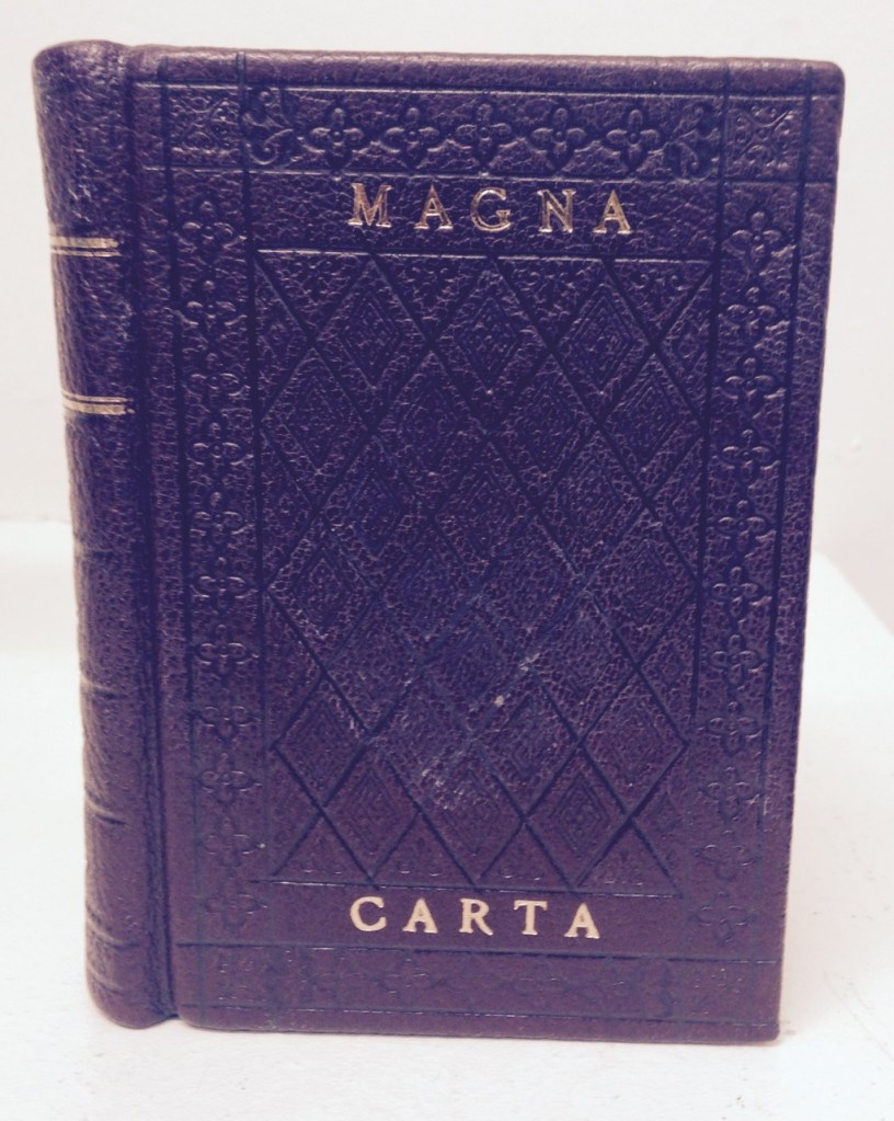 450-year old edition of the Magna Carta held at Leeds Central Library