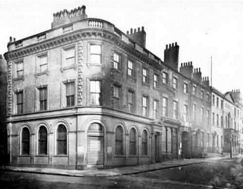 Image showing the west side of Albion Street at the junction with Bond Street, 1882