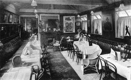 The interior of Whitelocks pub, little changed since 1880, where the Three Peaks Club began its night on the town with dinner.