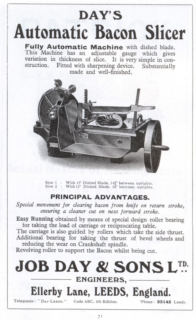 Day bacon slice machine advert
