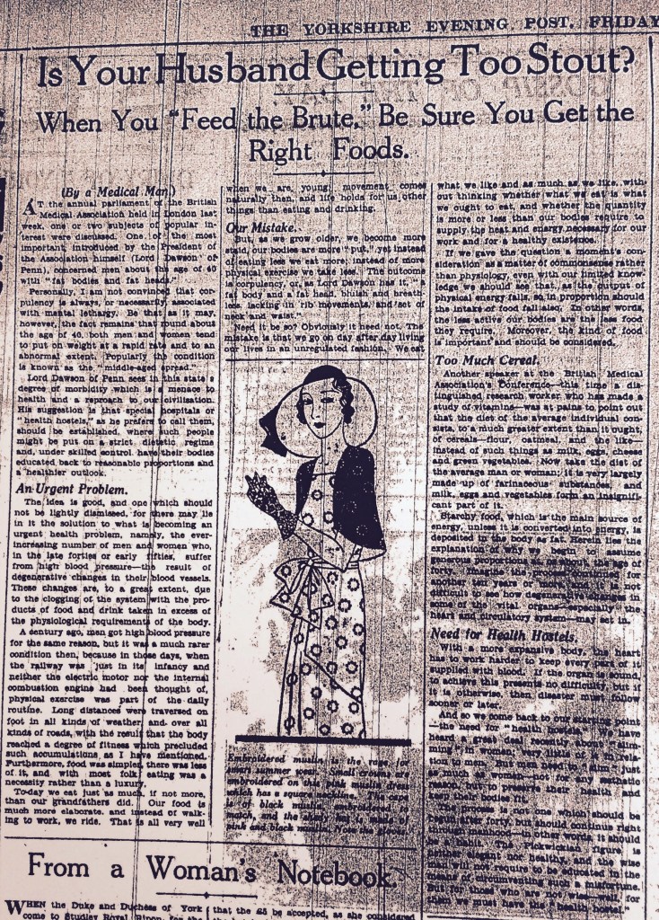 One of Dr. Hipshon's many anonymously-published articles in the Yorkshire Evening Post during 1932