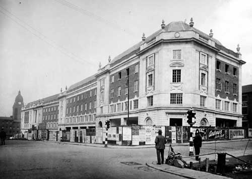 The same corner in 1931. Image taken from Leodis