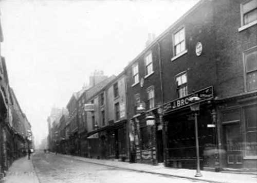 View of what was then called Lowerhead Row, July 1891. Image taken from our Leodis photograph archive