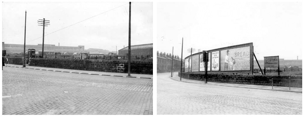 views from the Wakefield Road junction, showing the size of the Waddington's factory in the background, 1930s