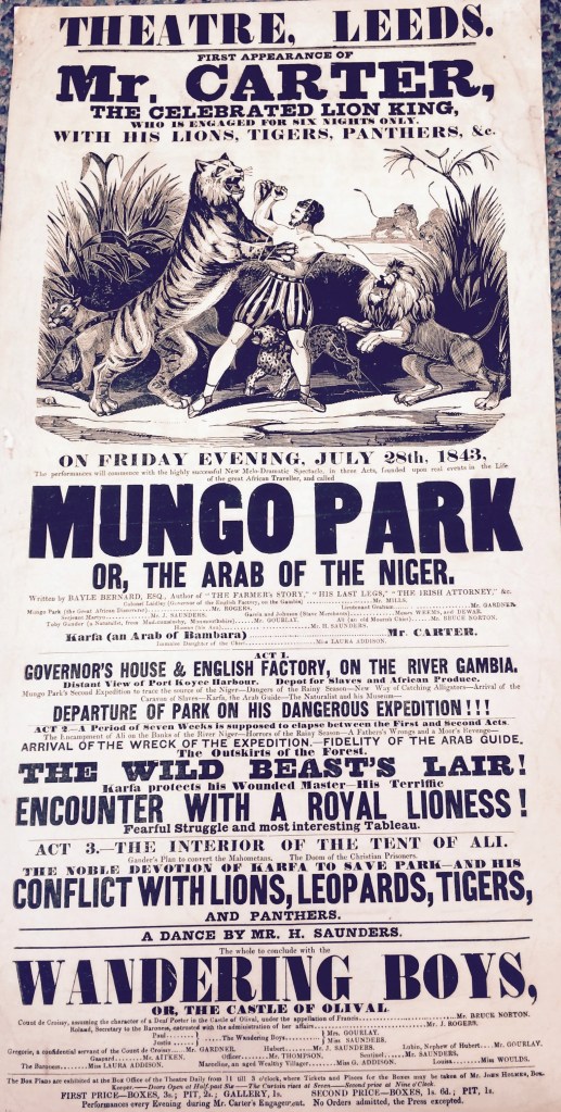 A spectacular sounding Circus performance in Leeds, 1843