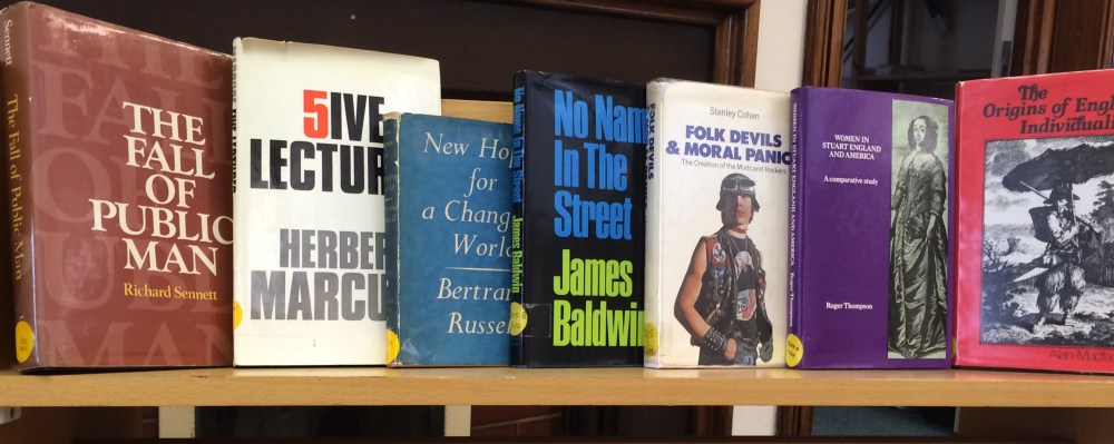 A further selection from our stack stock relating to the social sciences. All these books are available to loan