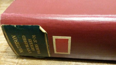 unpublished articles