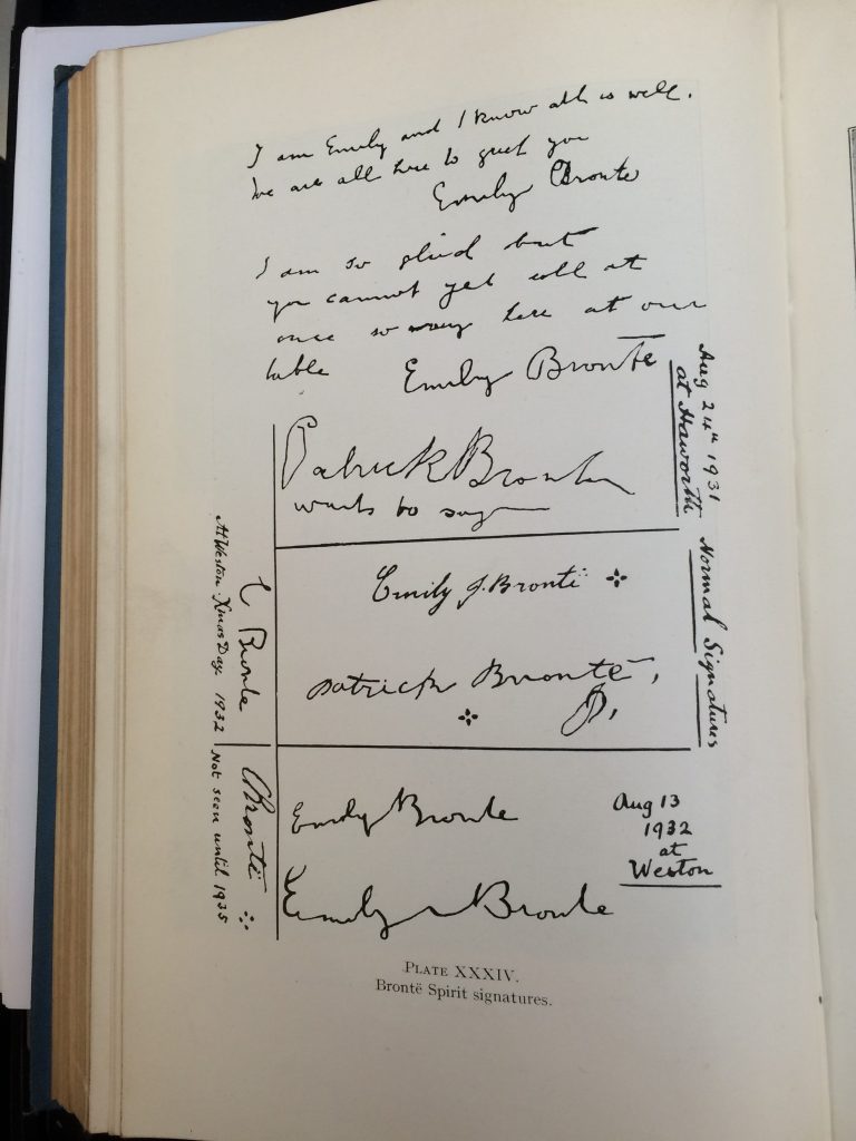 Plate XXXIV of Tweedales book: "Brontë Spirit Signatures"