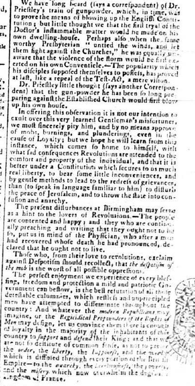 Priestley newspaper 2