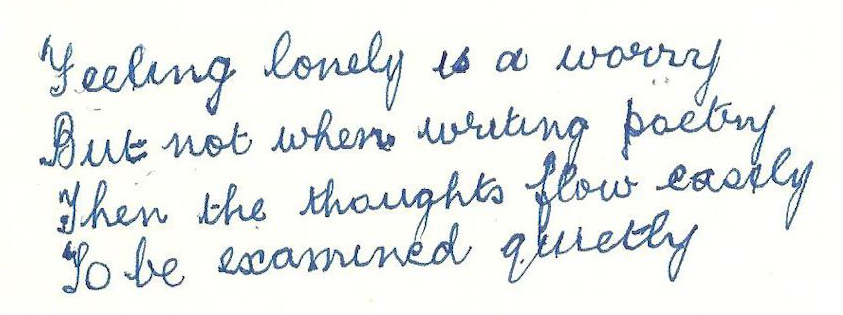 Thoughts on poetry by Norman Woodcock