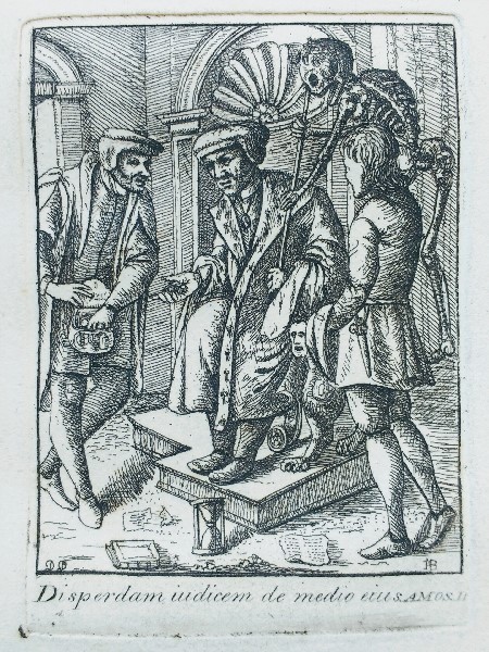 Plate XXIX from ‘The Dances of Death…’ – The Judge