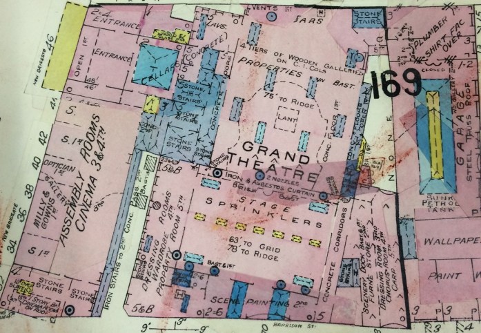 Goad map showing the Grand Theatre