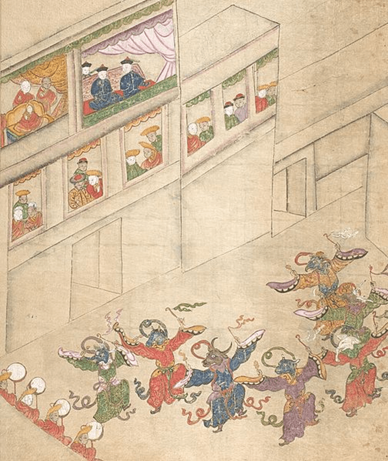 Artwork of a Lama Dance