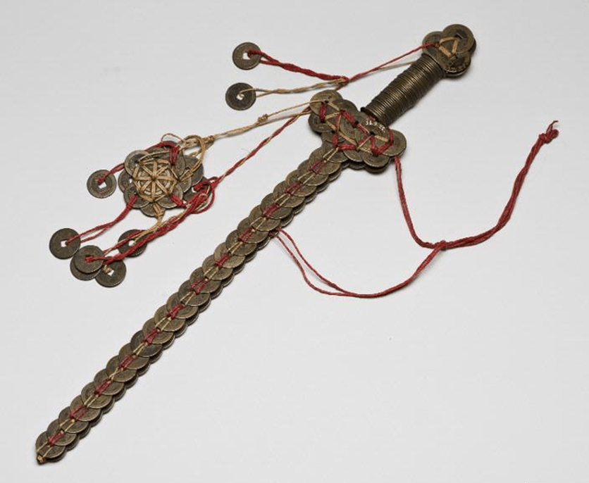 A Chinese money sword
